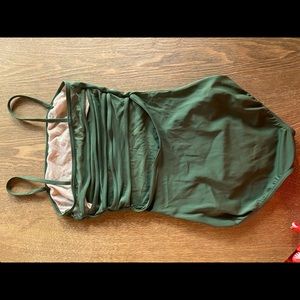 Sage green ballet leotard medium
